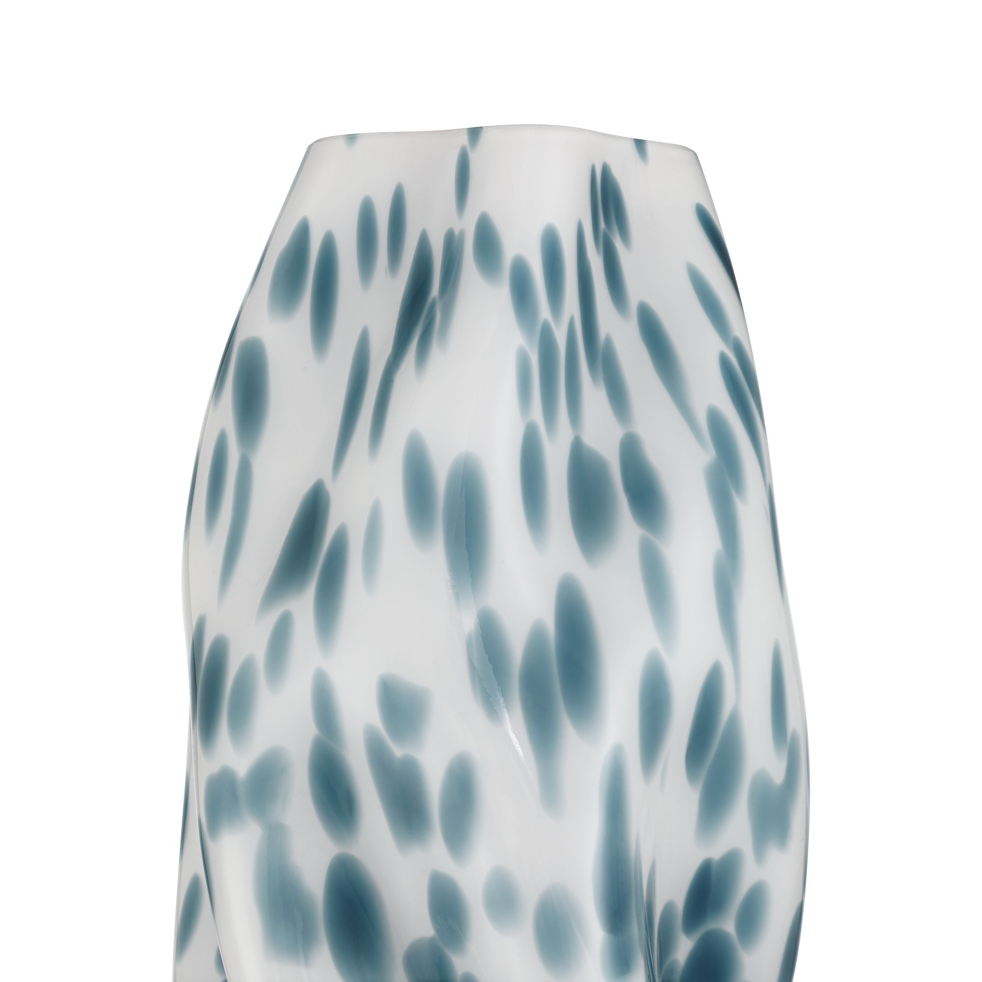Image 4 Chelsea 13" High Blue and White Spotted Accent Lamp more views