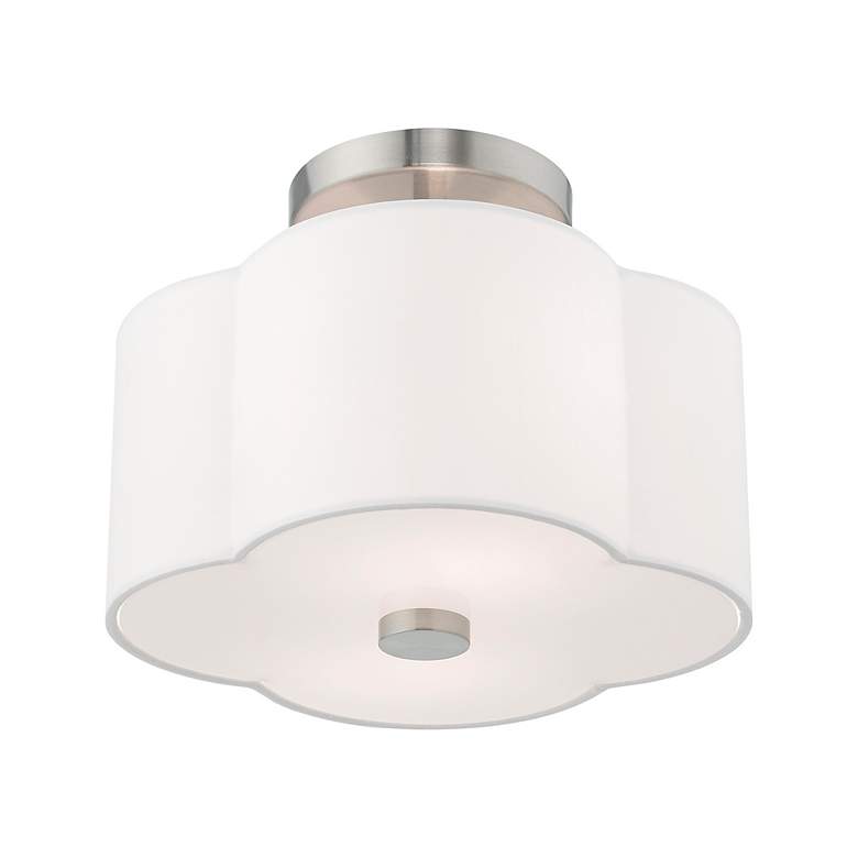 Image 6 Chelsea 2 Light Brushed Nickel Ceiling Mount more views
