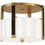 Chelsea 20" Wide Soft Brass Drum Ceiling Light
