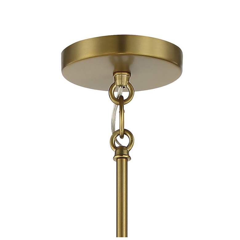 Image 3 Chelsea 22" Wide Soft Brass 3-Light Chandelier more views