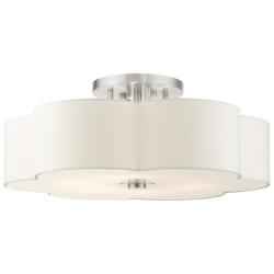 Chelsea 28" Wide Brushed Nickel Ceiling Light