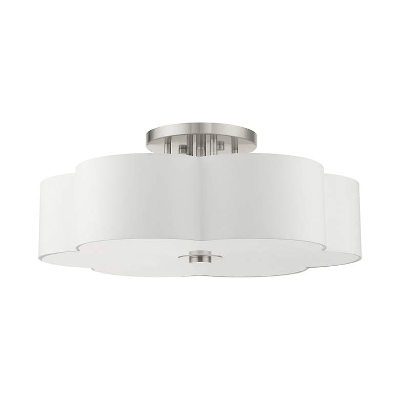 Image 4 Chelsea 28" Wide Brushed Nickel Ceiling Light more views