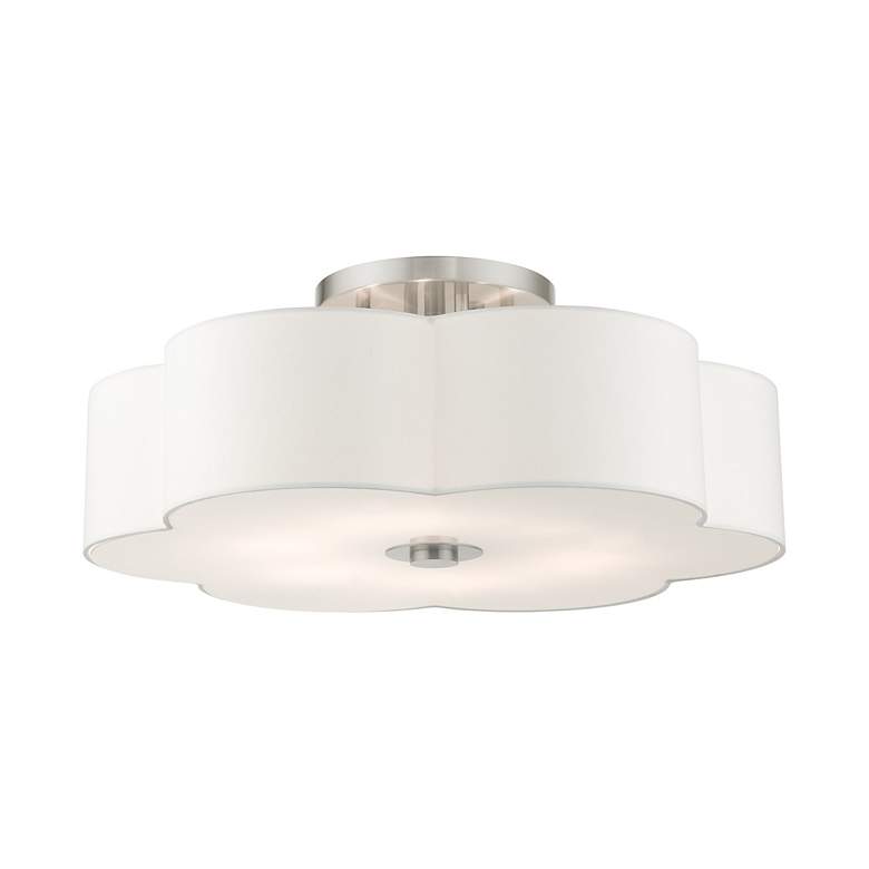 Image 5 Chelsea 28" Wide Brushed Nickel Ceiling Light more views