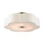 6_Chelsea 28" Wide Brushed Nickel Ceiling Light more views