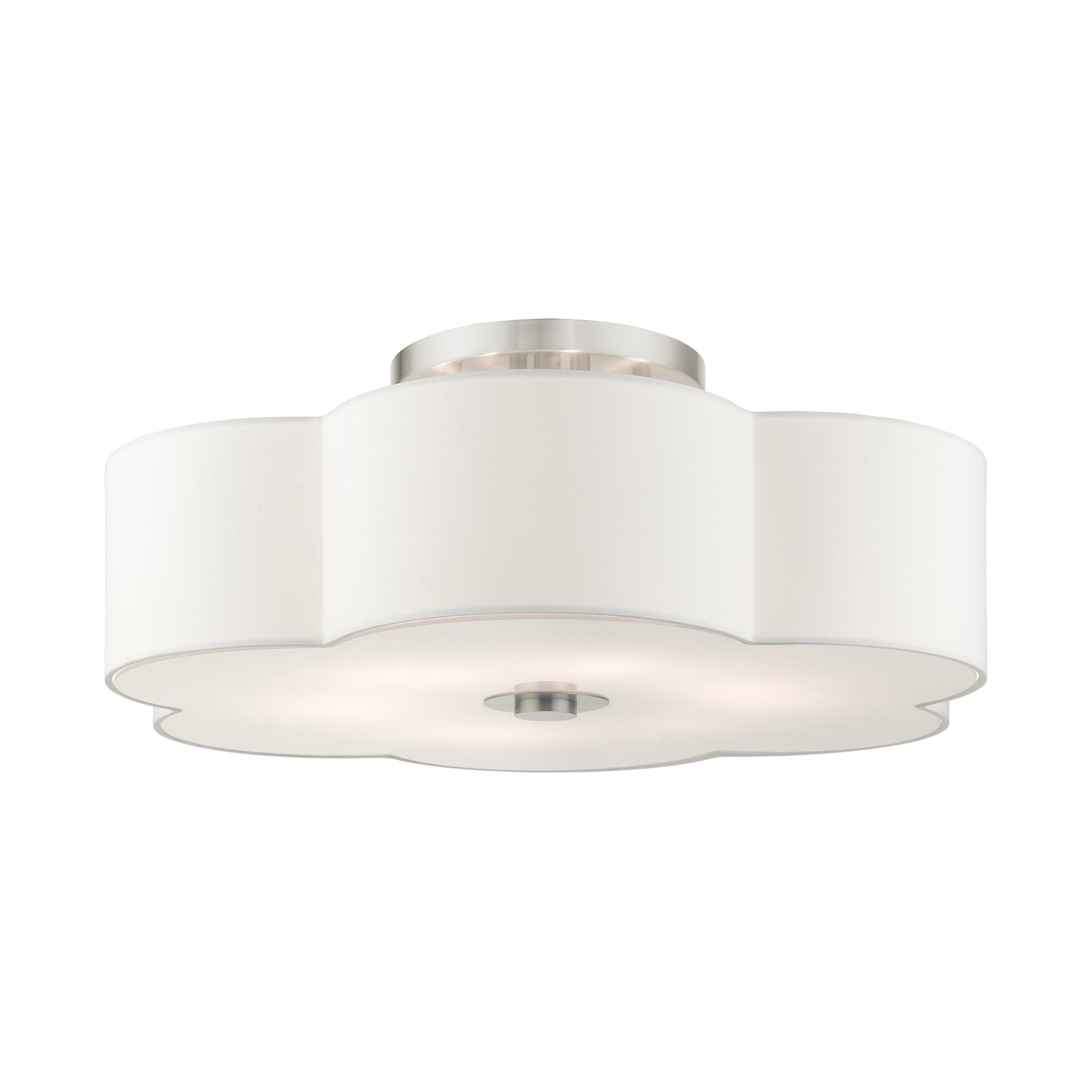 Chelsea 28" Wide Brushed Nickel Ceiling Light