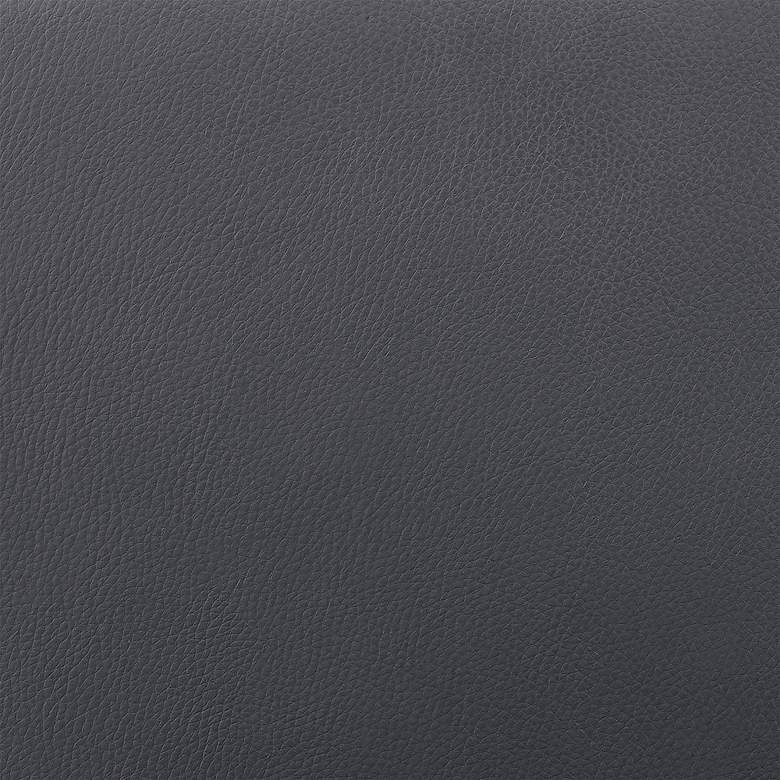 Image 5 Chelsea 29" Slate Gray Faux Leather Swivel Bar Stool more views