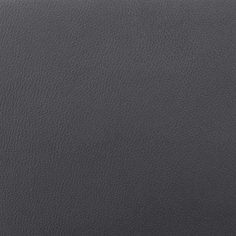 Image 5 Chelsea 29" Slate Gray Faux Leather Swivel Bar Stool more views