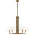 Chelsea 30" Wide Soft Brass 5-Light Chandelier