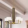 1_Chelsea 30" Wide Soft Brass 5-Light Chandelier