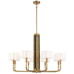 Chelsea 40" Wide Soft Brass 8-Light Chandelier