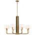 Chelsea 40" Wide Soft Brass 8-Light Chandelier