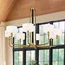 1_Chelsea 40" Wide Soft Brass 8-Light Chandelier
