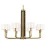 3_Chelsea 40" Wide Soft Brass 8-Light Chandelier more views