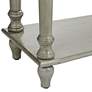 Chelsea 62" Wide Antiqued Gray Wood 2-Drawer Console Table