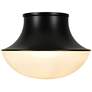 1_Chelsea 7" Wide Black Flush Mount