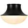 Chelsea 7" Wide Black Flush Mount
