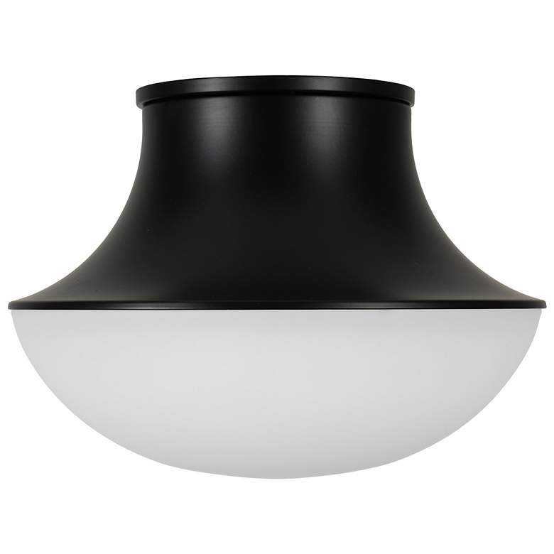 Image 2 Chelsea 7" Wide Black Flush Mount more views