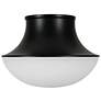 2_Chelsea 7" Wide Black Flush Mount more views