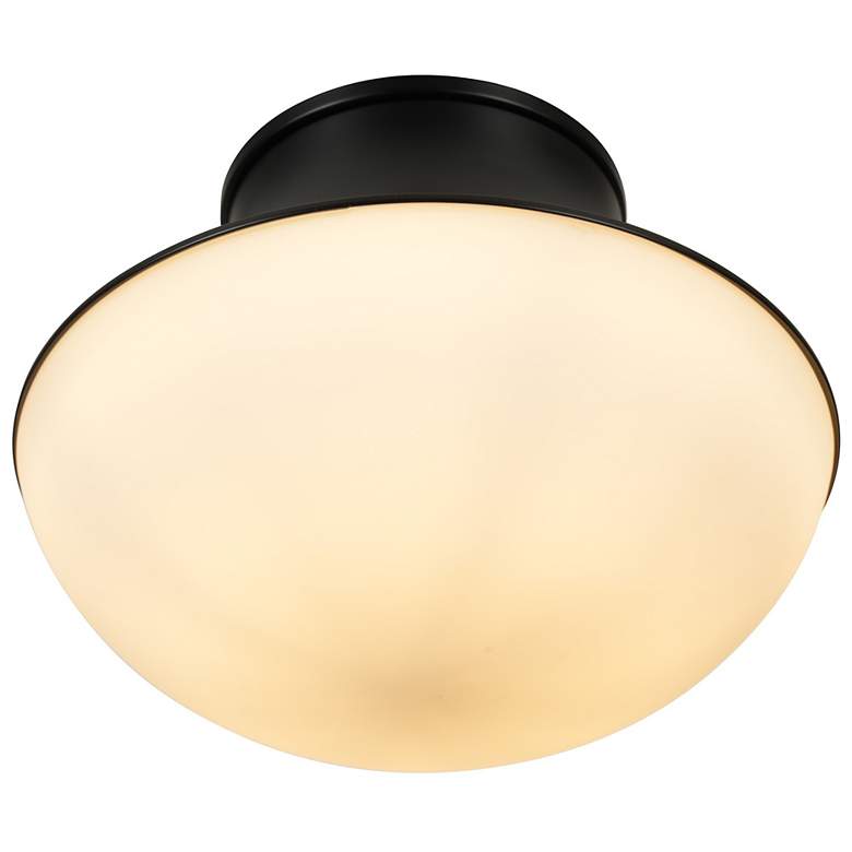 Image 3 Chelsea 7" Wide Black Flush Mount more views