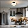 7_Chelsea 7" Wide Black Flush Mount more views