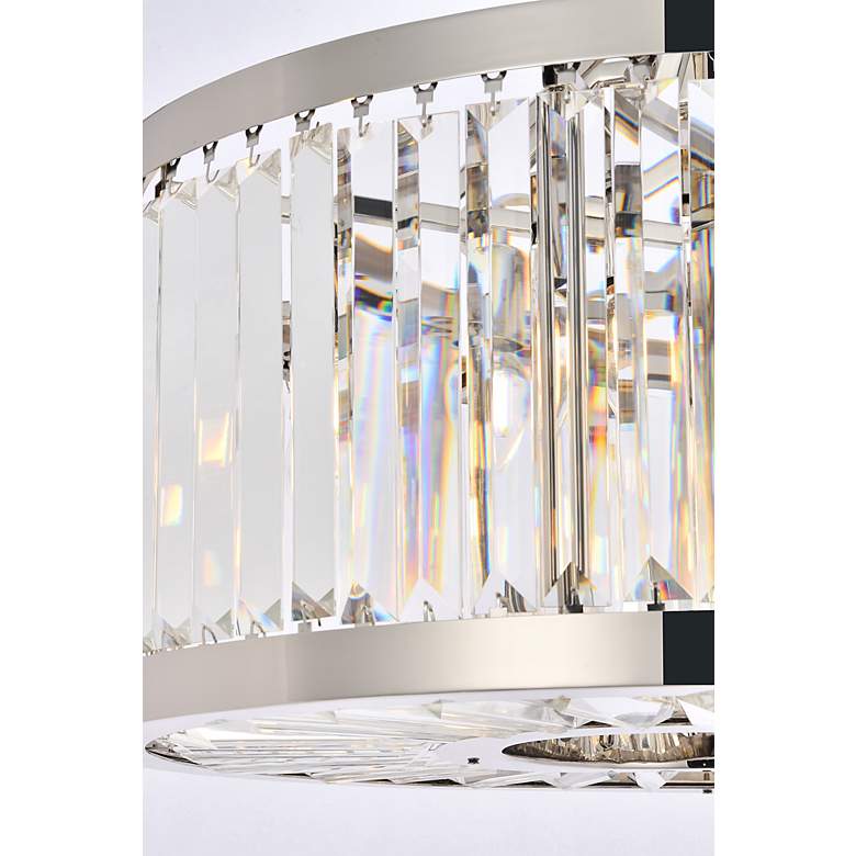 Image 7 Chelsea 8 Lt Polished Nickel Chandelier Clear more views
