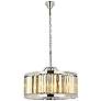 2_Chelsea 8 Lt Polished Nickel Chandelier Golden Teak