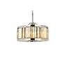 4_Chelsea 8 Lt Polished Nickel Chandelier Golden Teak more views