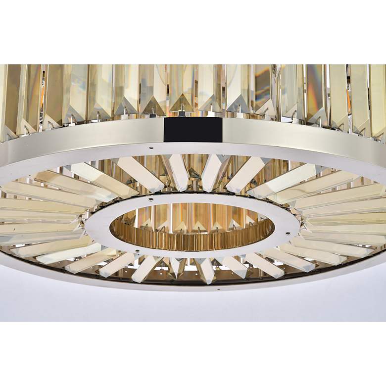Image 5 Chelsea 8 Lt Polished Nickel Chandelier Golden Teak more views