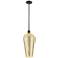 Chelsea 8" Wide Oil Rubbed Bronze Mini Pendant with Mercury Shade