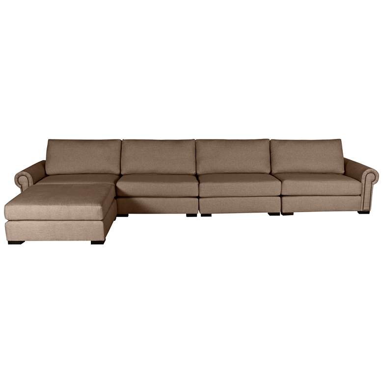 Image 1 Chelsea Brown Left Chaise Modular Sectional