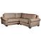 Chelsea Brown Right and Left-Arm L-Shape Mini Sectional