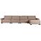 Chelsea Brown Right Chaise Modular Sectional