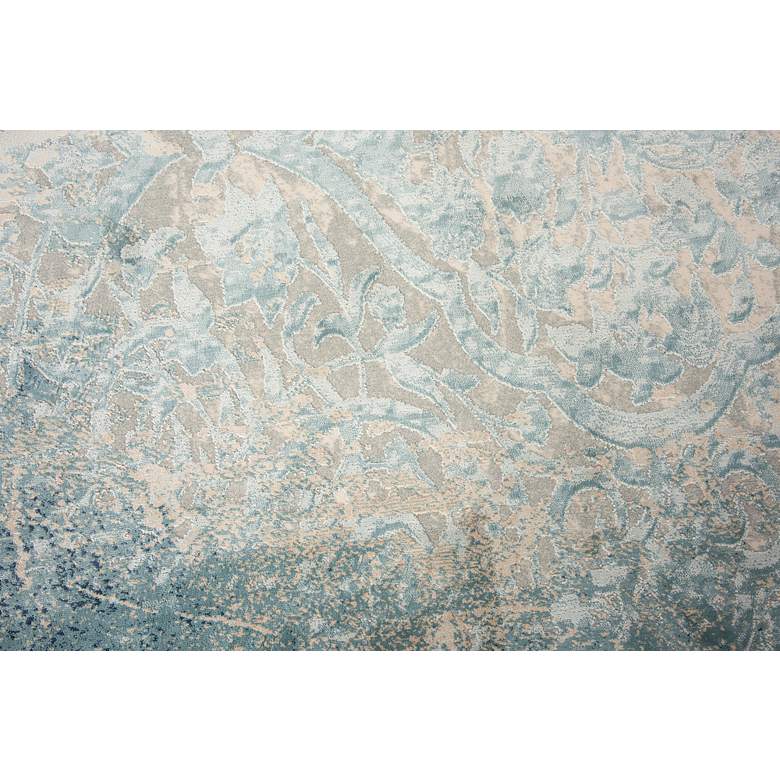 Image 3 Chelsea CHS101 5'3"x7'6" Teal Blue Rectangular Area Rug more views