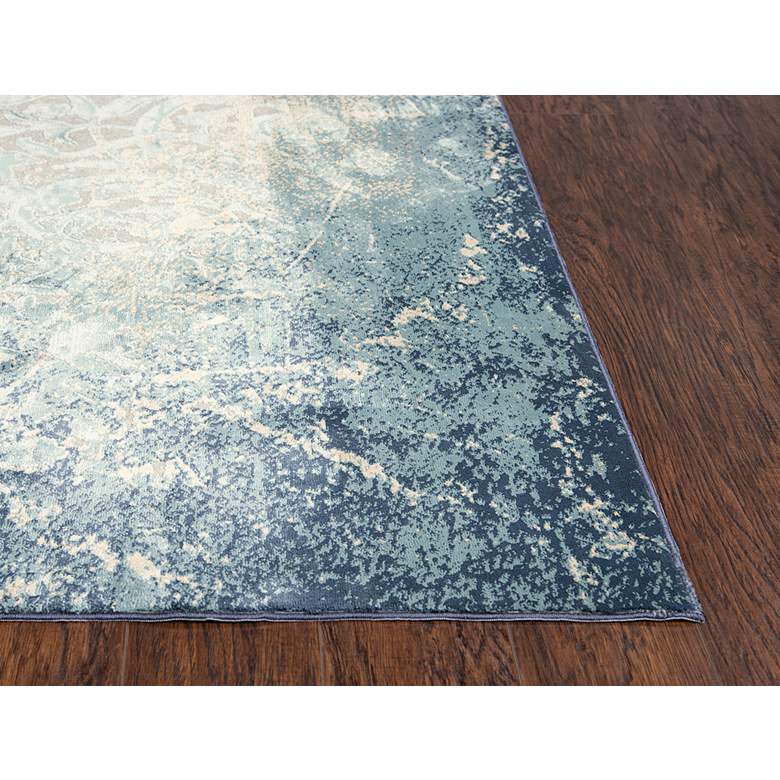 Image 5 Chelsea CHS101 5&#39;3 inchx7&#39;6 inch Teal Blue Rectangular Area Rug more views