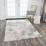 1_Chelsea CHS106 5'3"x7'6" Cream and Gray Rectangular Area