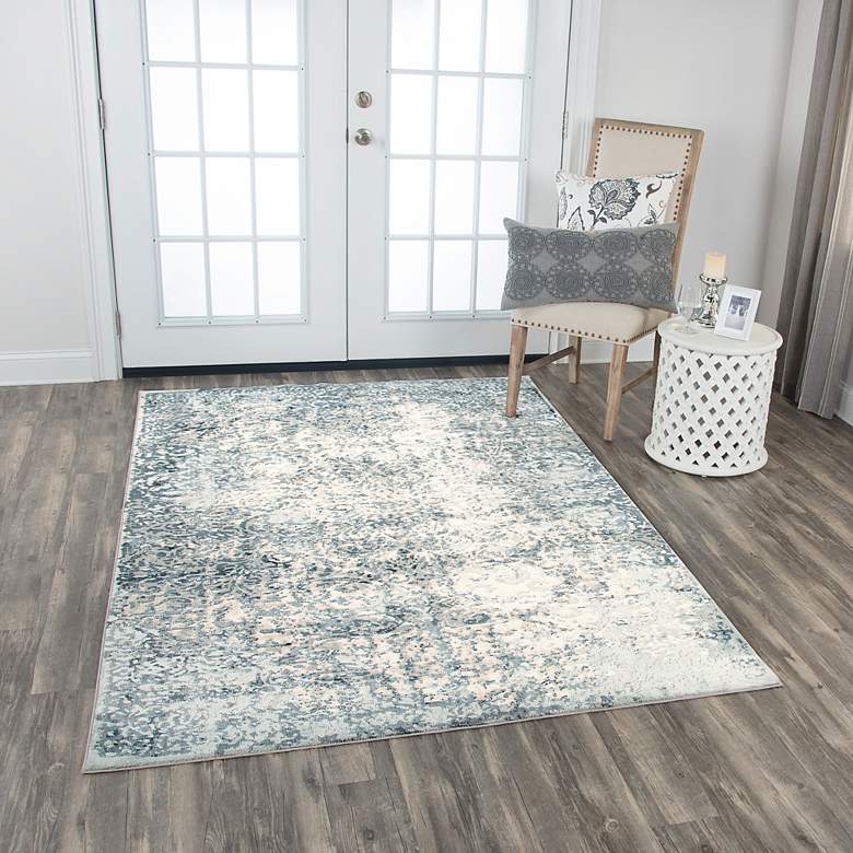 Image 1 Chelsea CHS112 5'3"x7'6" Gray Rectangular Area Rug
