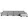 Chelsea Gray Right Chaise Modular Sectional
