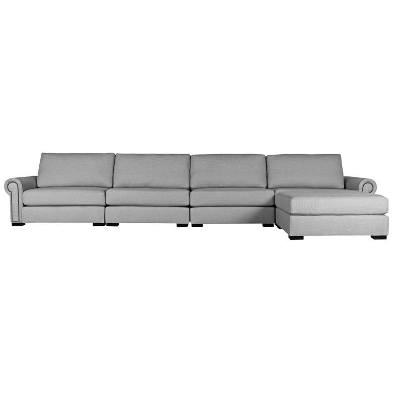 Image 1 Chelsea Gray Right Chaise Modular Sectional