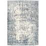 2_Chelsea Gray Scroll 5 1/4' x 7 1/2' Rectangular Area Rug