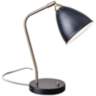 Chelsea Painted Brass and Black Adjustable Desk Lamp