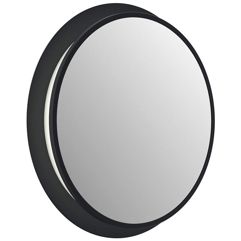 Image 1 Chennai 30" LED Vanity Mirror Matte Black