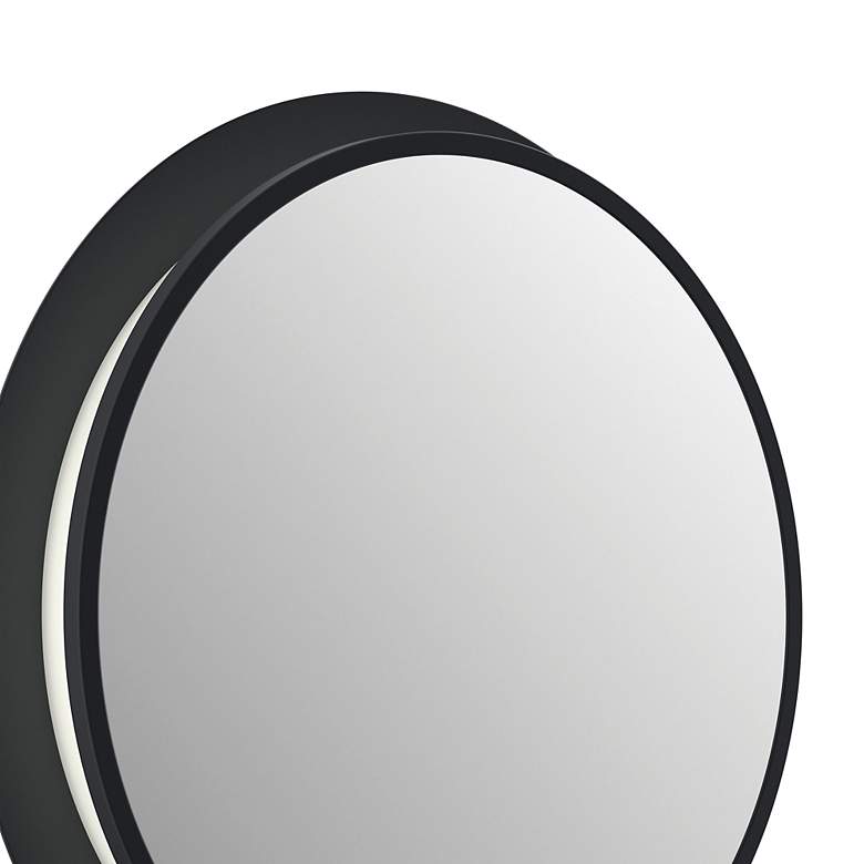 Image 2 Chennai 30" LED Vanity Mirror Matte Black more views