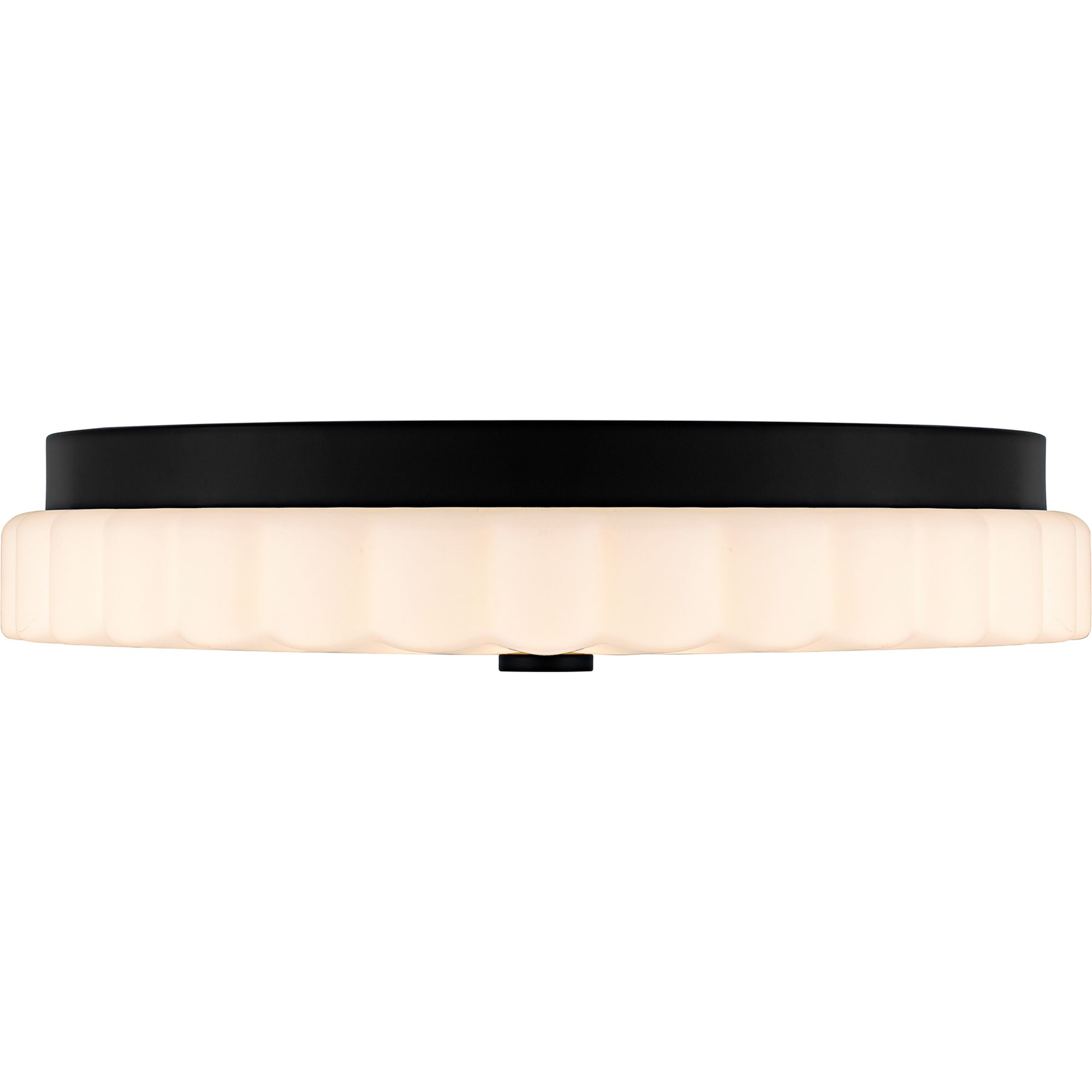 Image 3 Cherbury Integrated LED Matte Black Flush Mount with CCT Switch more views