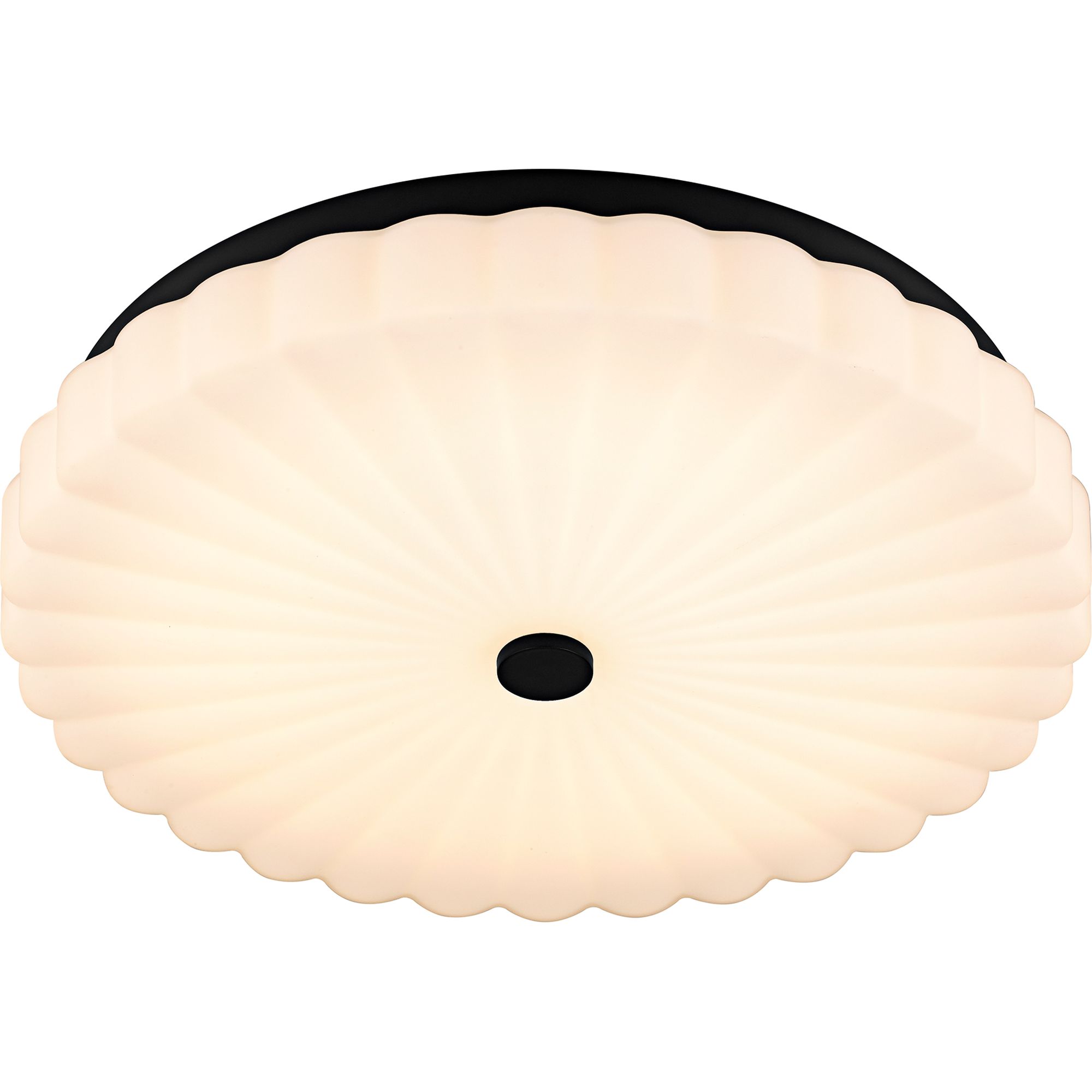 Image 4 Cherbury Integrated LED Matte Black Flush Mount with CCT Switch more views