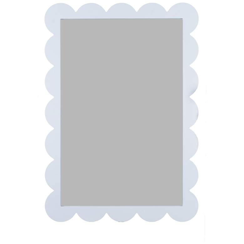 Image 1 Cherie Bluebonnet 29 1/2" x 42" Rectangular Wall Mirror