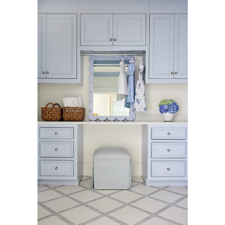 Image 6 Cherie Bluebonnet 29 1/2" x 42" Rectangular Wall Mirror more views