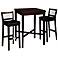 Cherry 3-Piece Pub Table and Stool Set