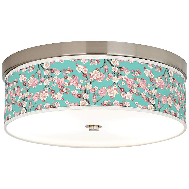 Image 1 Cherry Blossoms Giclee Energy Efficient Ceiling Light