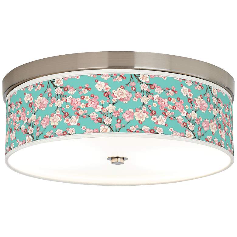 Image 1 Cherry Blossoms Giclee Energy Efficient Ceiling Light