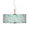 Cherry Blossoms Giclee Glow 20" Wide Pendant Light